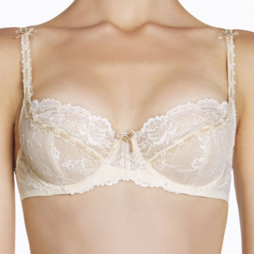 Elle Macpherson Underwire Lace Bra 32E Balconette